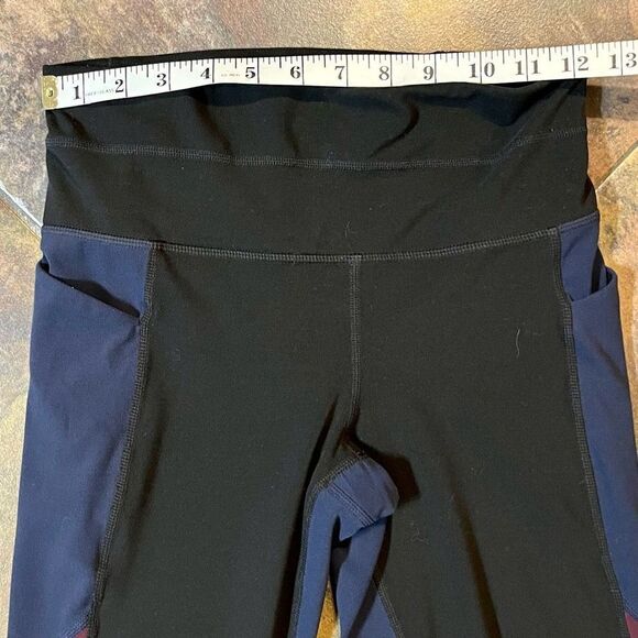 Athleta Color Block Chakra Leggings Size ST - Picture 3 of 14